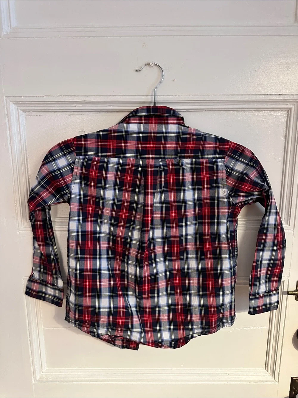Janie and Jack plaid button